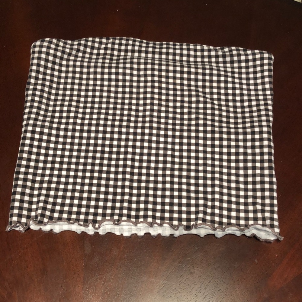 Checkered Tube Top